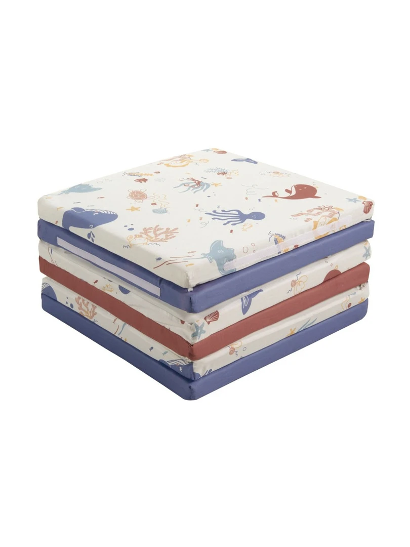 Tinéo   Maxi Tapis D'éveil Trésors De L'océan   180x120x4cm   bleu marine