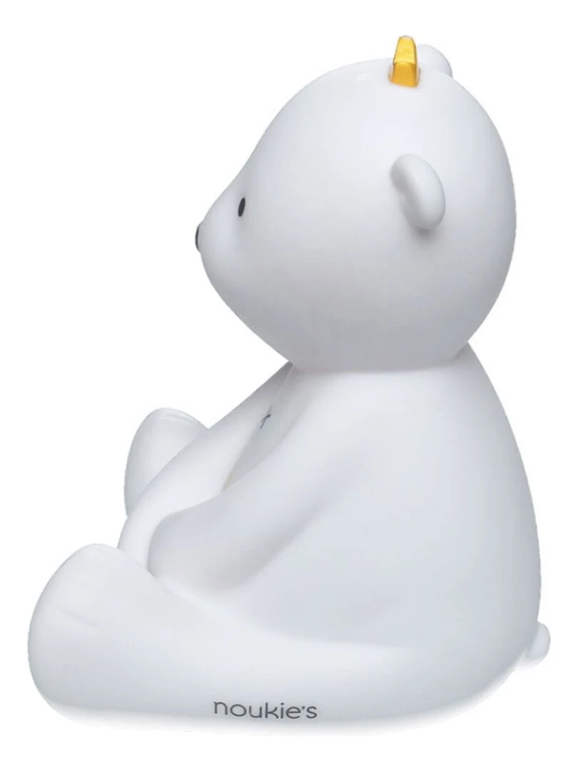 Veilleuse Led Ours Sam (19 Cm)   Blanc