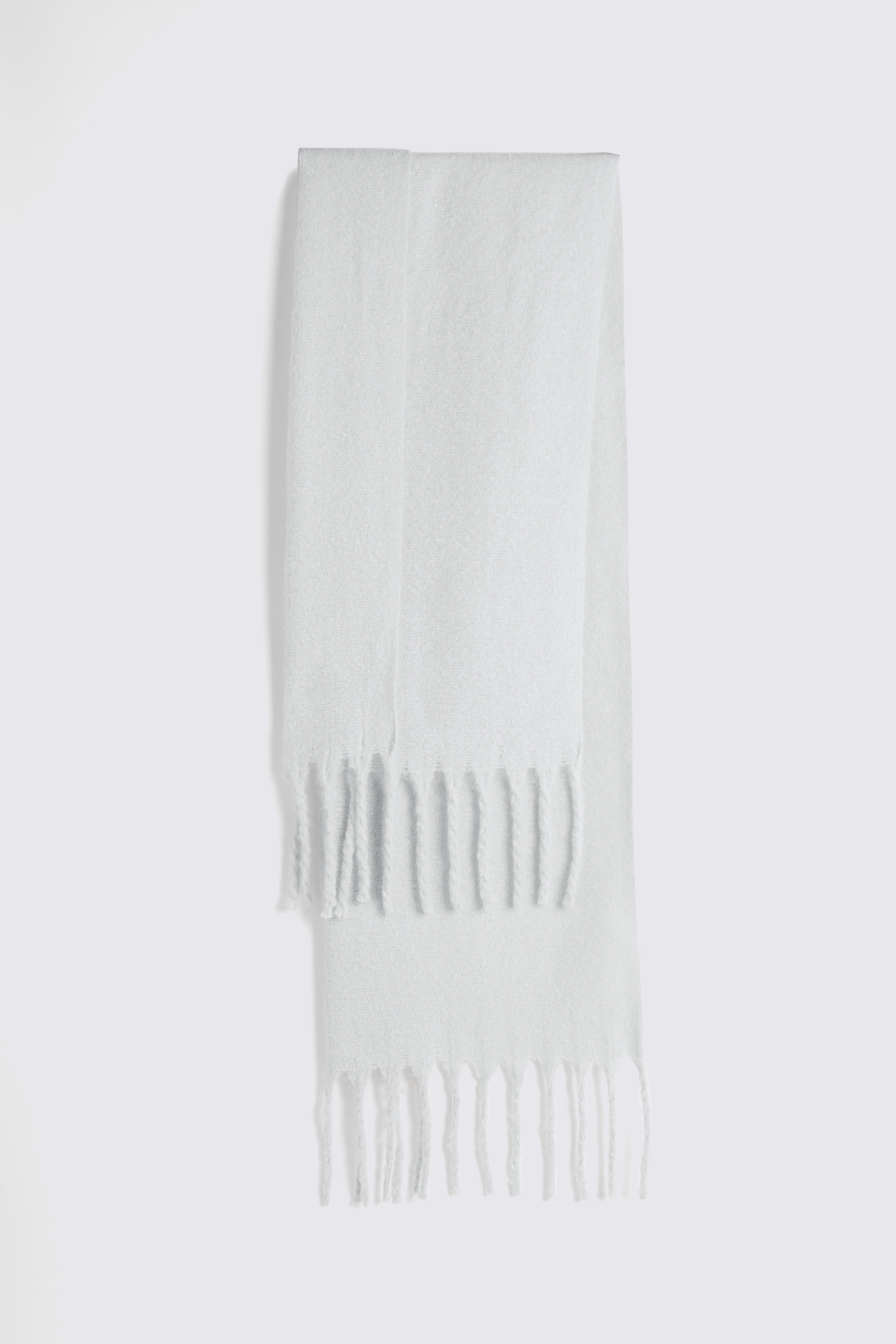 Nimbus Grey Brushed Oversized Scarf   Buy Online at Moss