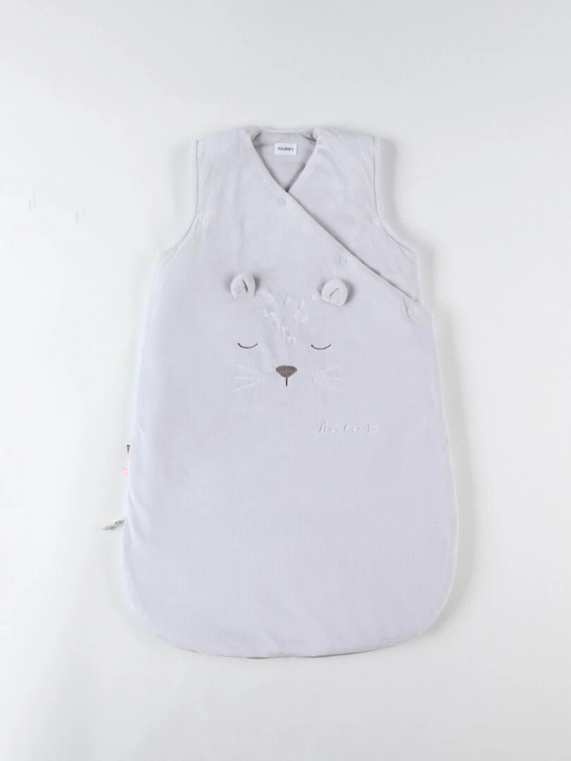 Gigoteuse 70 cm Kendi en Veloudoux    Gris