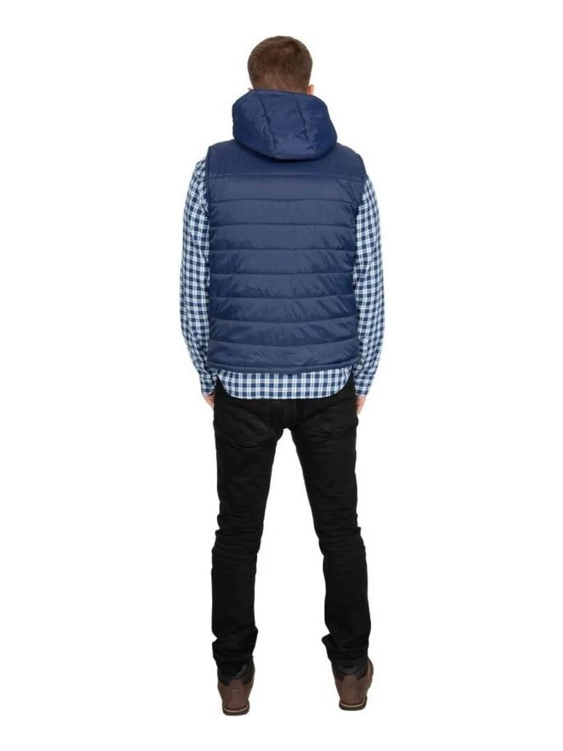 Trespass   Doudoune sans manches FRANKLYN   Bleu Gris