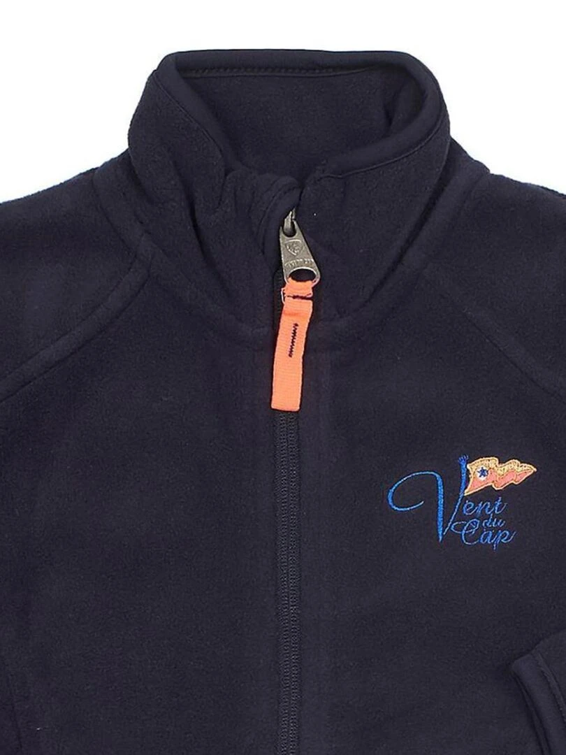 Blouson polaire fille FALICEA   VENT DU CAP   Bleu marine