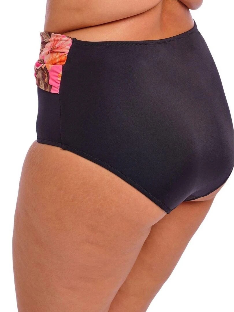 Bas de maillot de bain taille haute Cabana Nights   Noir