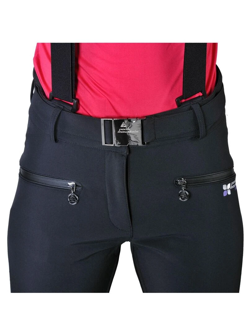 Pantalon de ski fille FAFUZZI   PEAK MOUNTAIN   Noir Noir