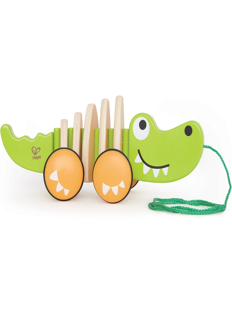 Jouet À Tirer En Bois Crocodile N/A