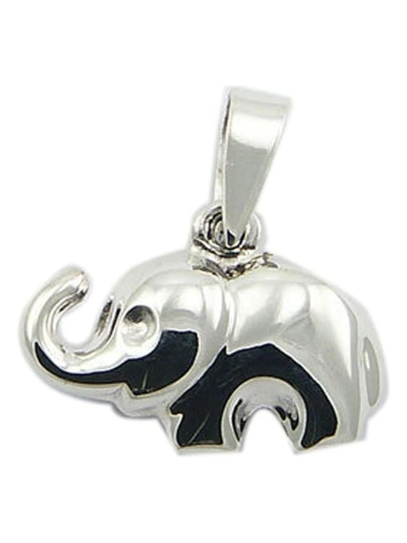 Pendentif en forme d'éléphant en argent Bijoucolor Argent