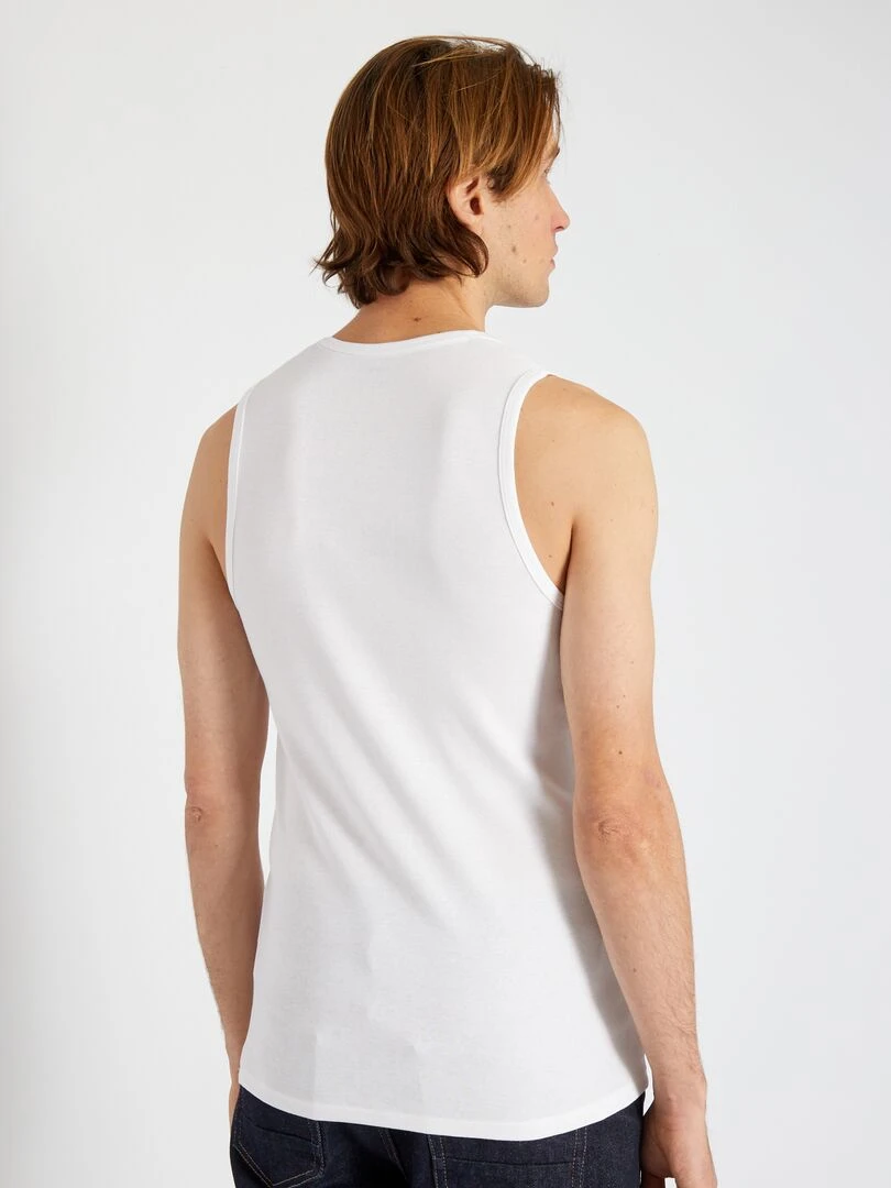 Lot de 2 débardeurs blanc