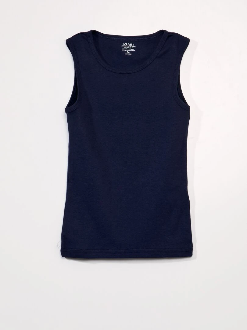 Lot de 3 débardeurs   Marine/bleu/vert
