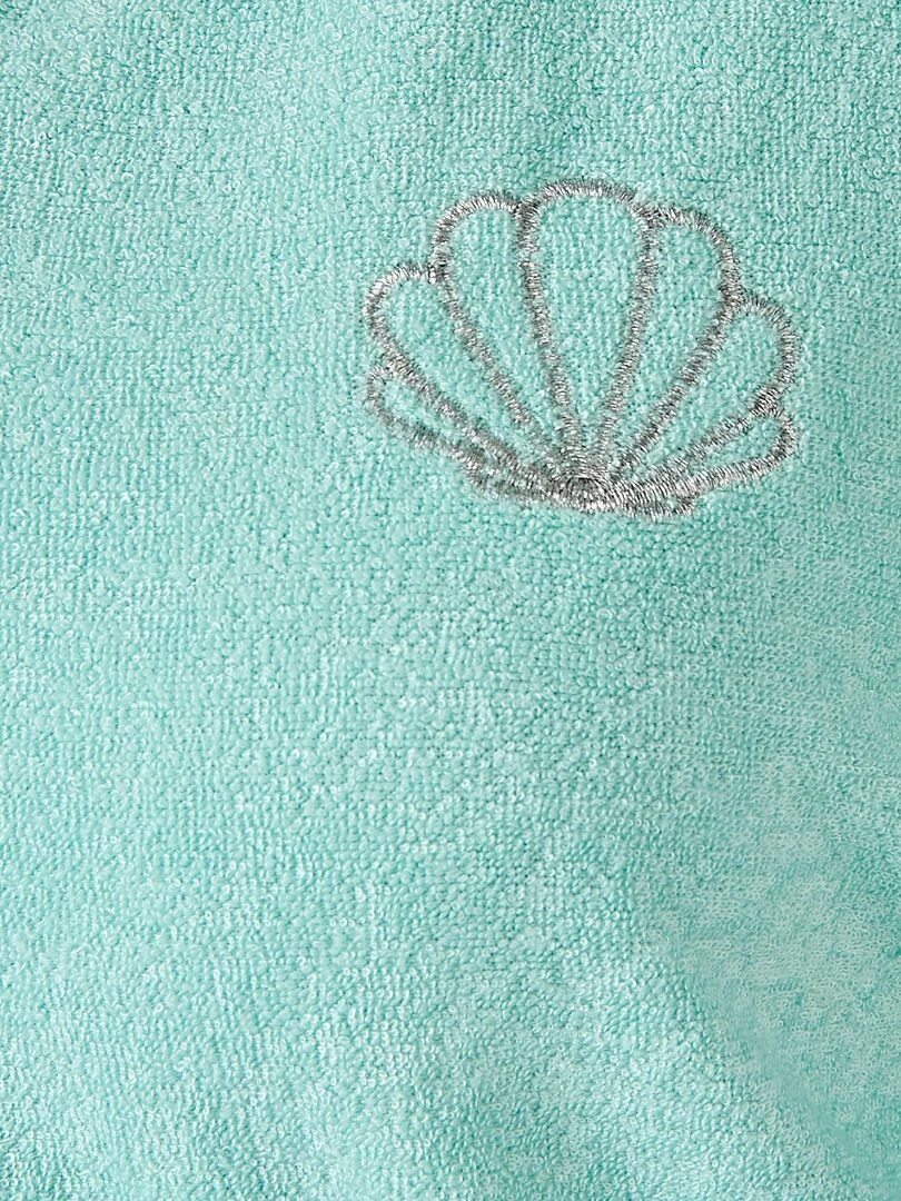 Robe de détente zippée en éponge   Damart   Bleu clair