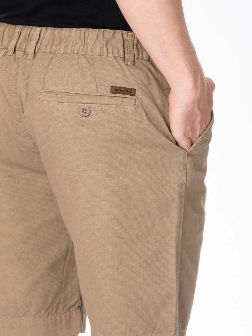 Bermuda taille semi élastiquée ANDIE 'Rica Lewis' Marron