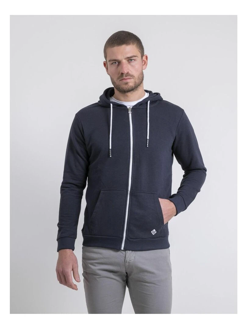 Sweat zippé capuche WAMSAP   Violet