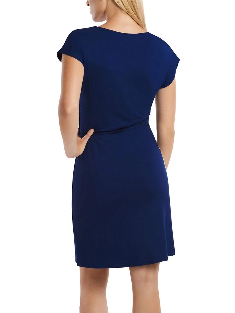 Robe estivale manches courtes Quinby Bleu