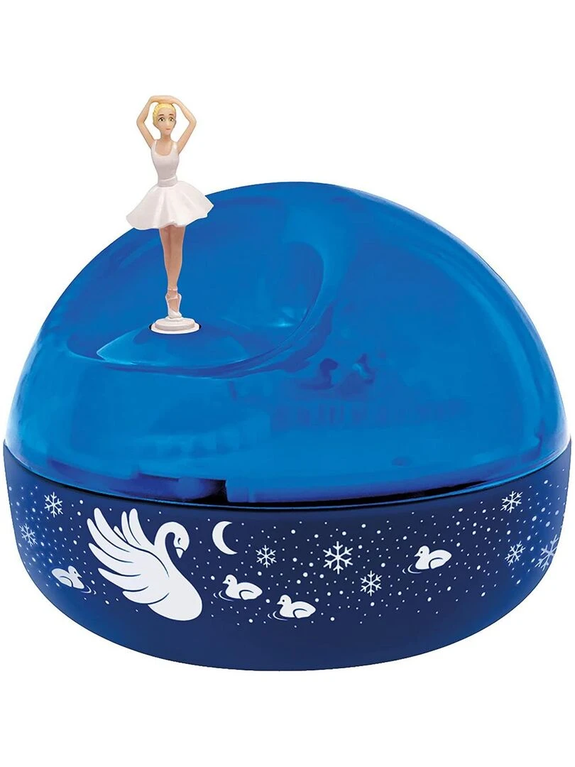 Veilleuse Projecteur Musical d'Aurores Boréales Le Lac des Cygnes 12cm piles incluses Multicolore
