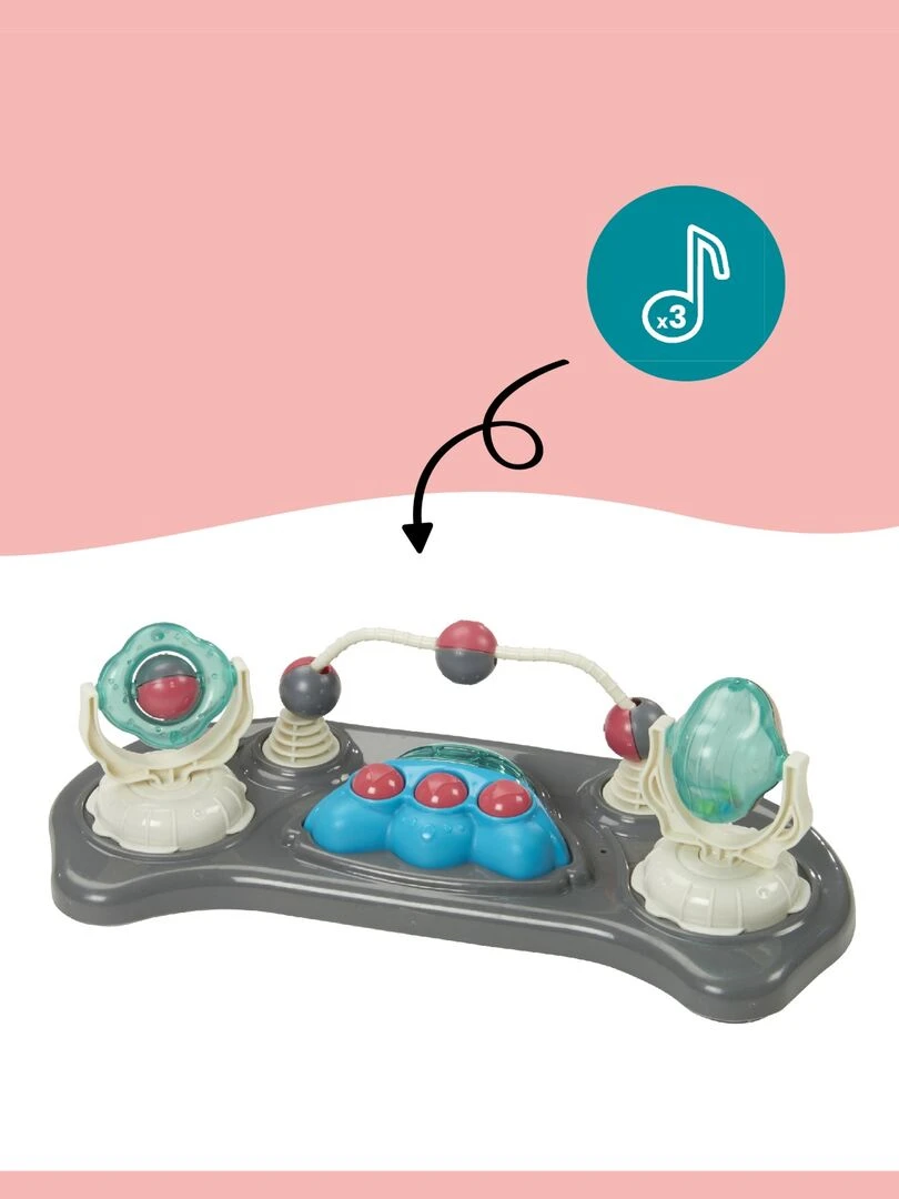 Trotteur Pousseur 2 En 1 Babymoov   Gris