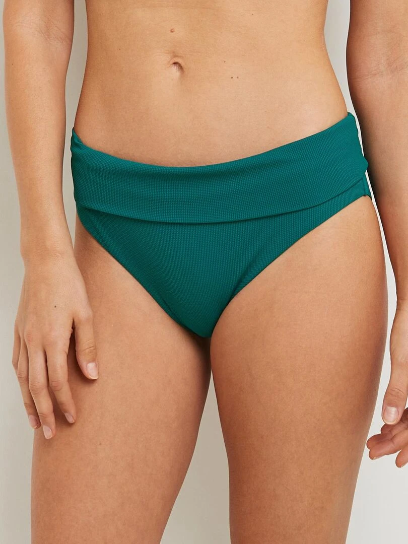 Maillot de bain slip maxi Malou RougeGorge Lingerie Vert