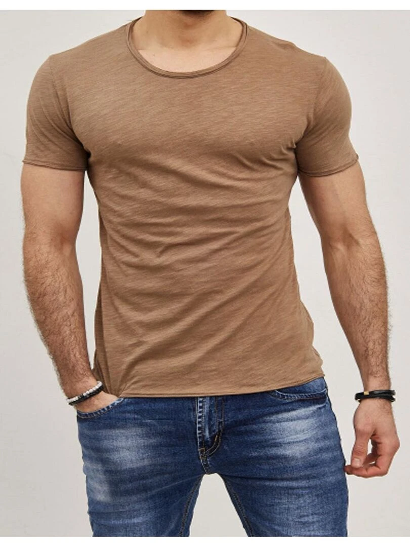 T Shirt Kebello Marron