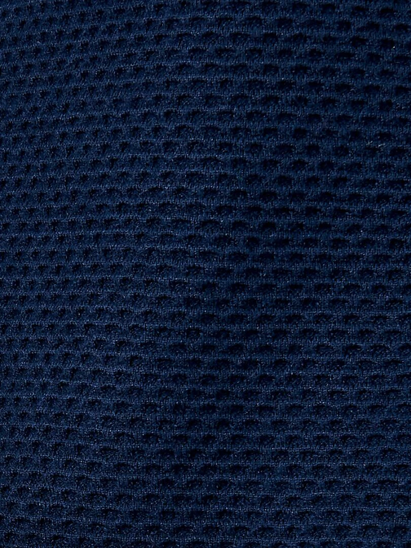 Gilet maille fantaisie brillante   Damart   Bleu marine