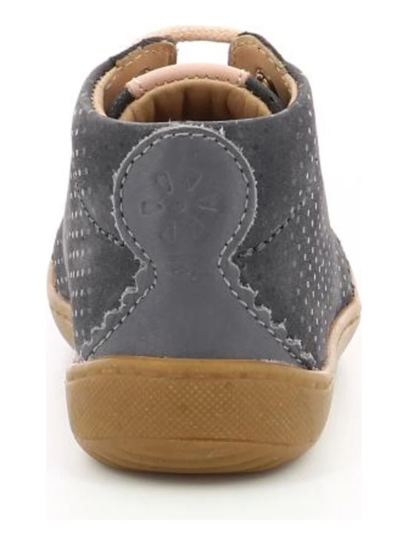 Bottillons Cuir Pistile   Gris