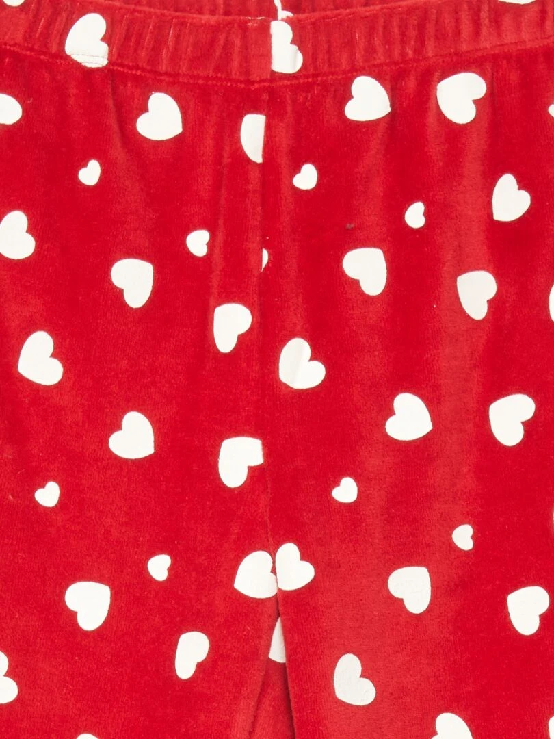Ensemble pyjama 'Lilo & Stitch'   2 pièces   Rouge/blanc