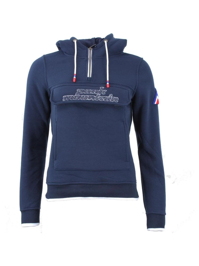 Sweat à capuche femme AFLOW Bleu marine