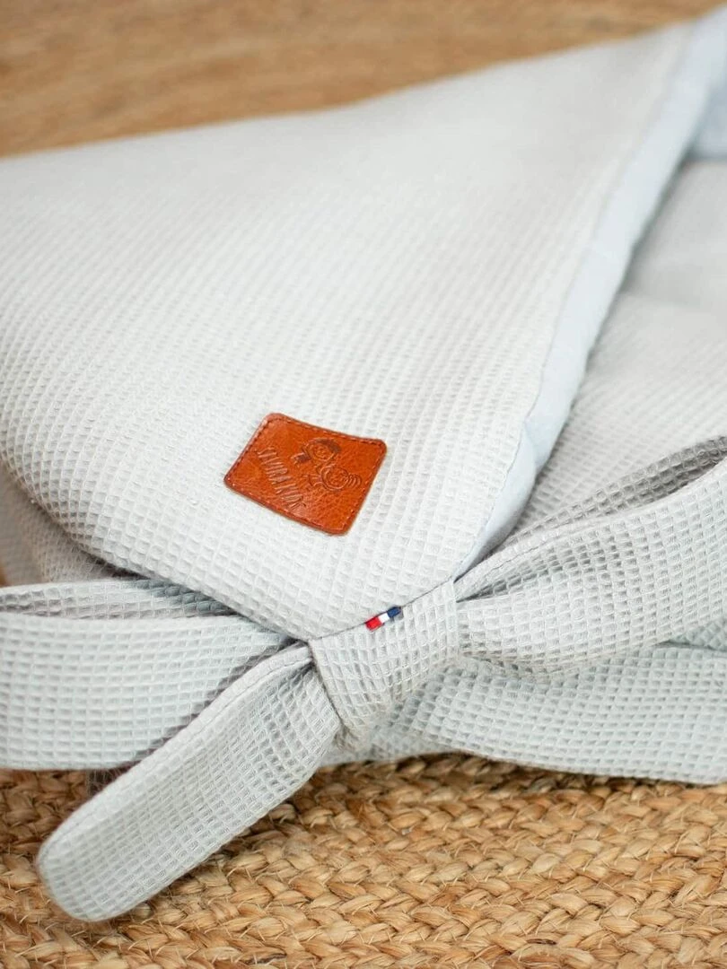 Gigoteuse d'emmaillotage en Nid d'abeille Gris