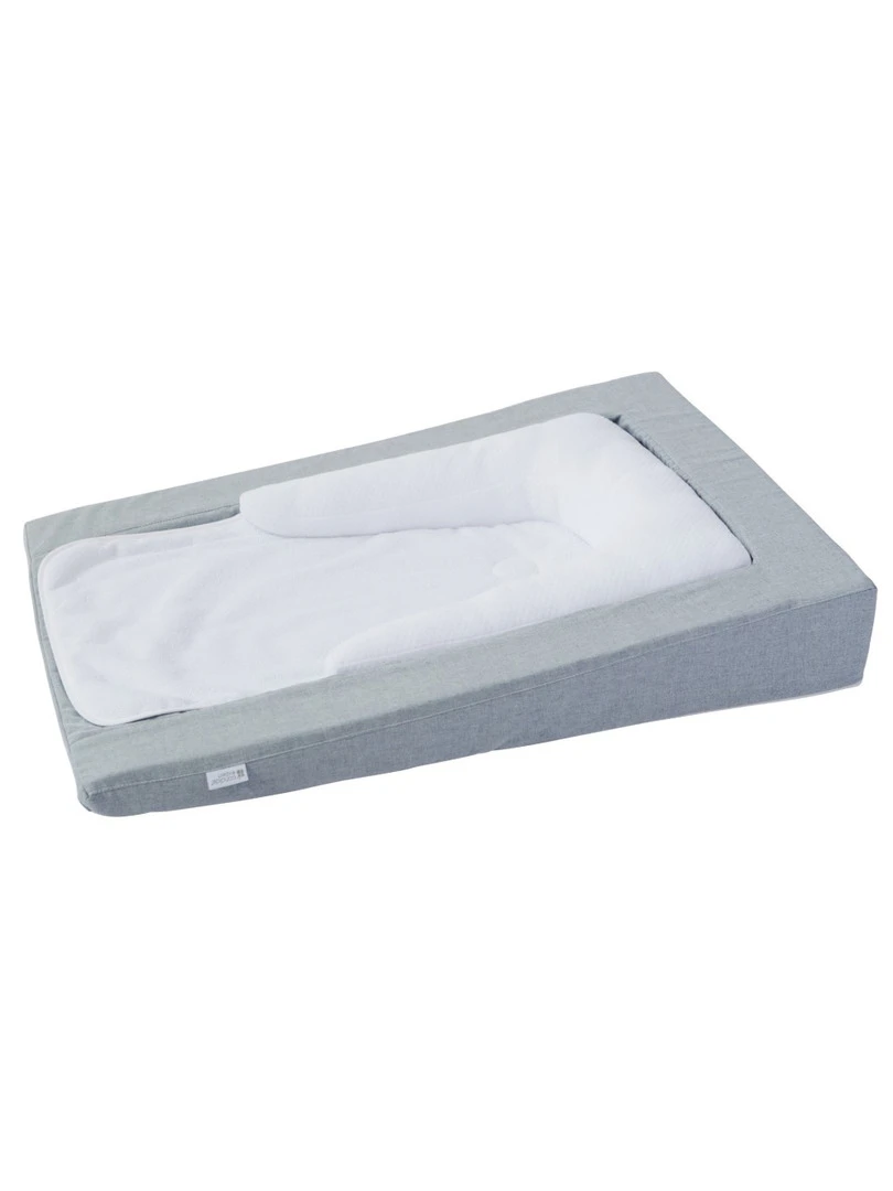 Candide Matelas à langer douillet évolutif gris chiné Gris