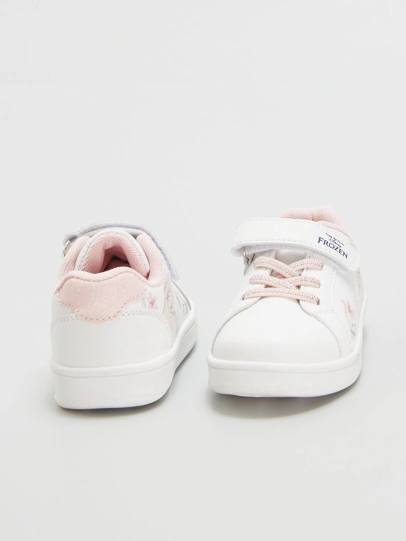Baskets à scratch 'Reine des Neiges'   Blanc