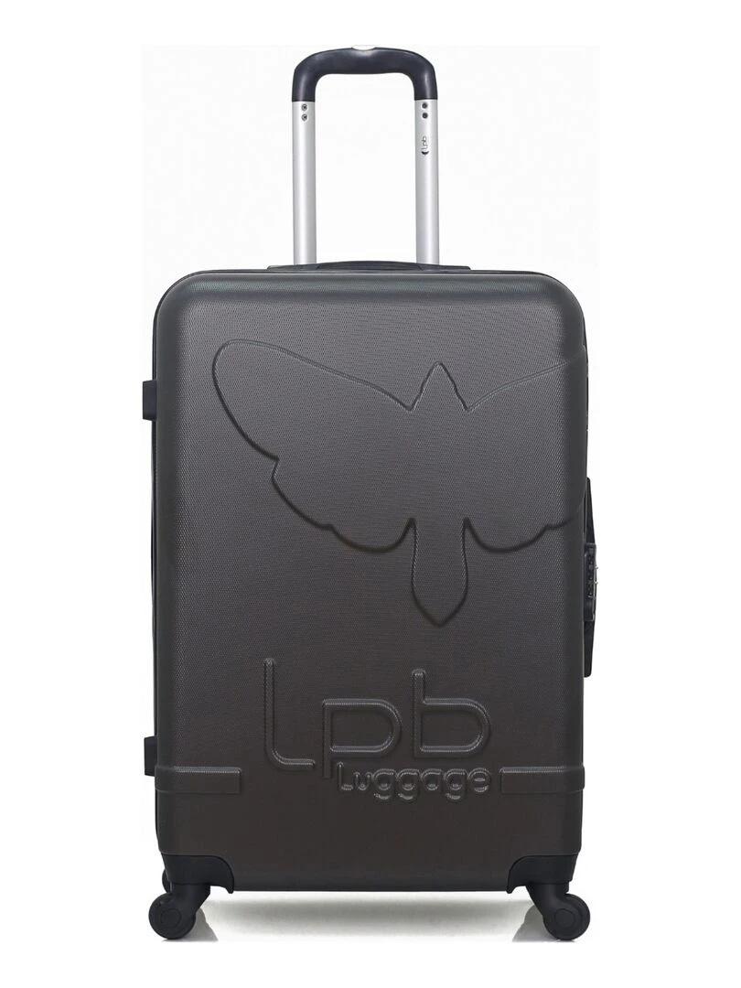 LPB LUGGAGE   SET DE 3 ABS NORINE A 4 ROUES   Gris foncé