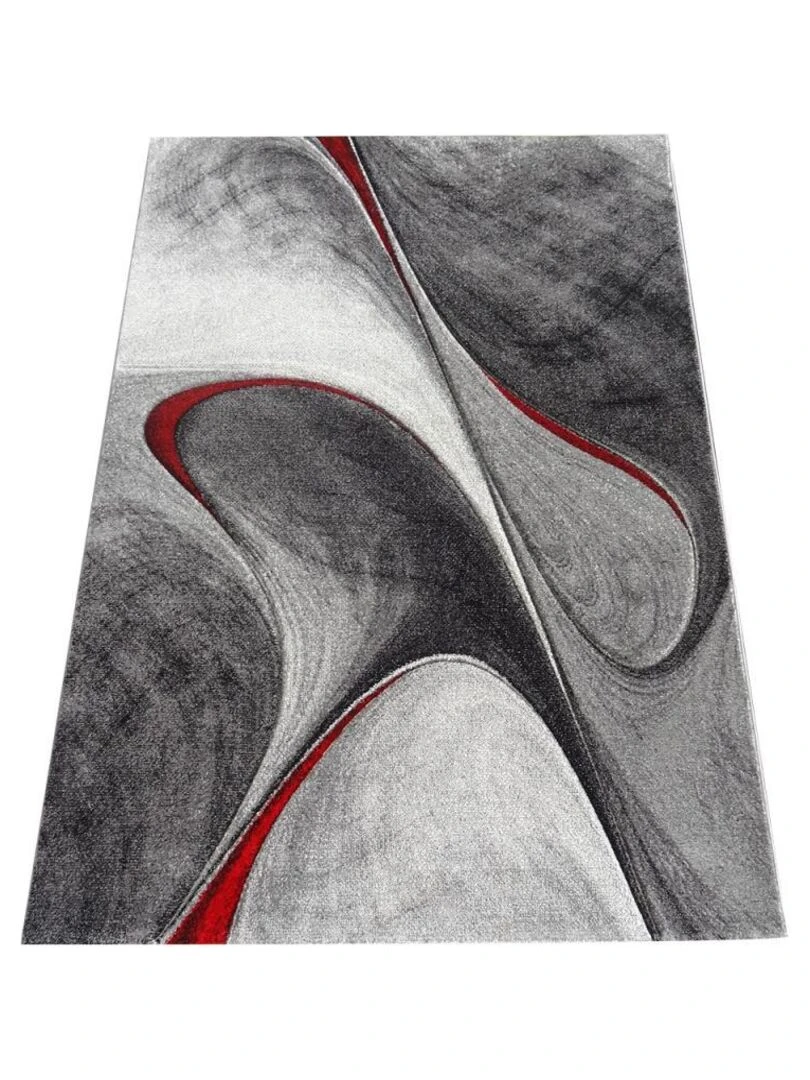 Tapis salon MILAR OEKO TEX®   Rouge