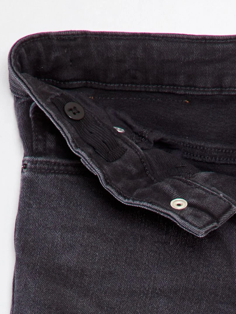 Pantalon en denim skinny   Gris foncé