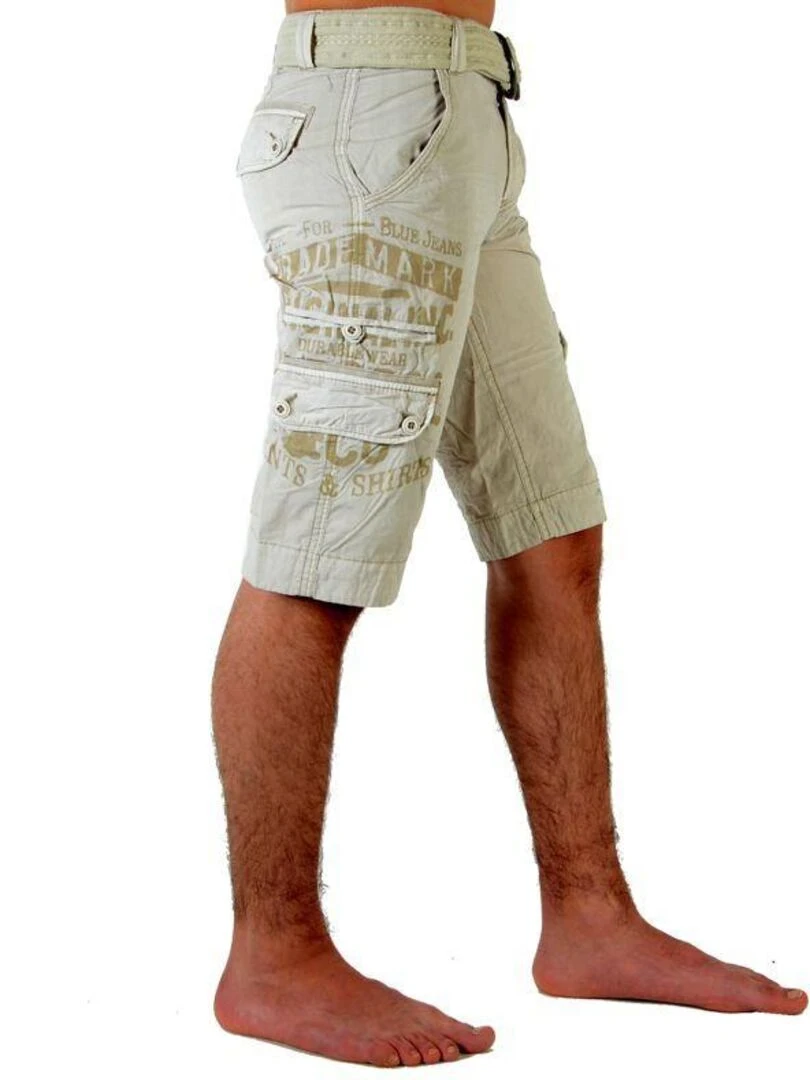 Short Kaporal Enfant Vague Mastic Beige