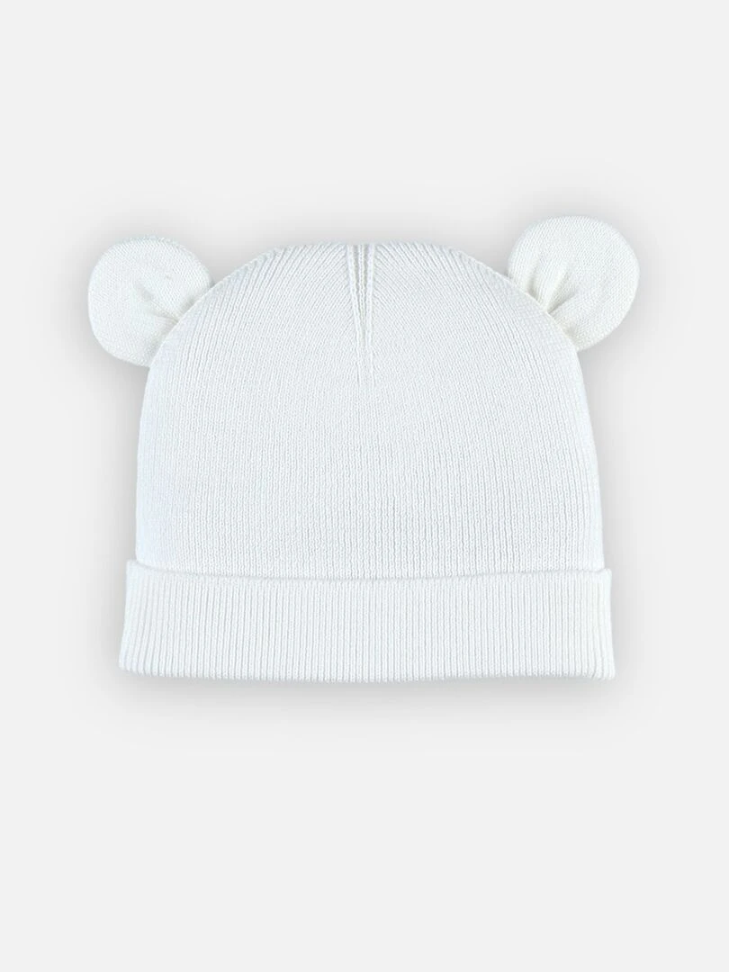 Bonnet en tricot    Noukie's   Blanc