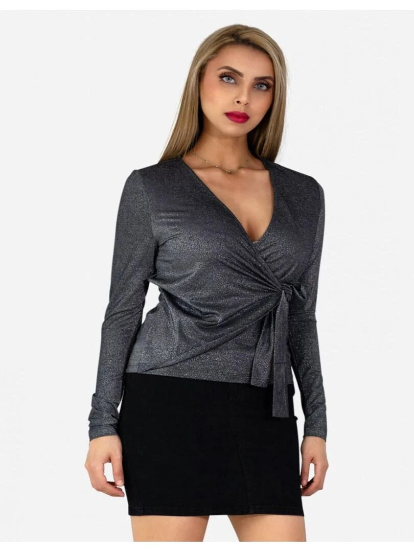 Blouse Kebello Gris