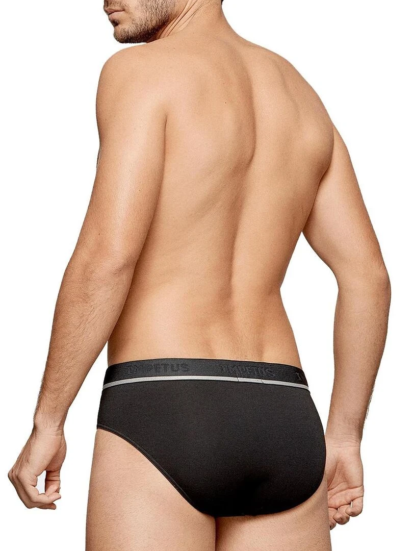 Pack de 2 slips en coton stretch Essentials   Bleu