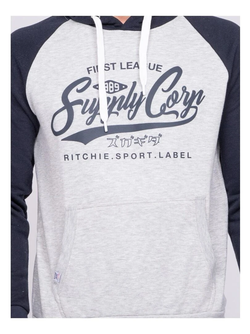sweat capuche WANDATY   Bleu marine