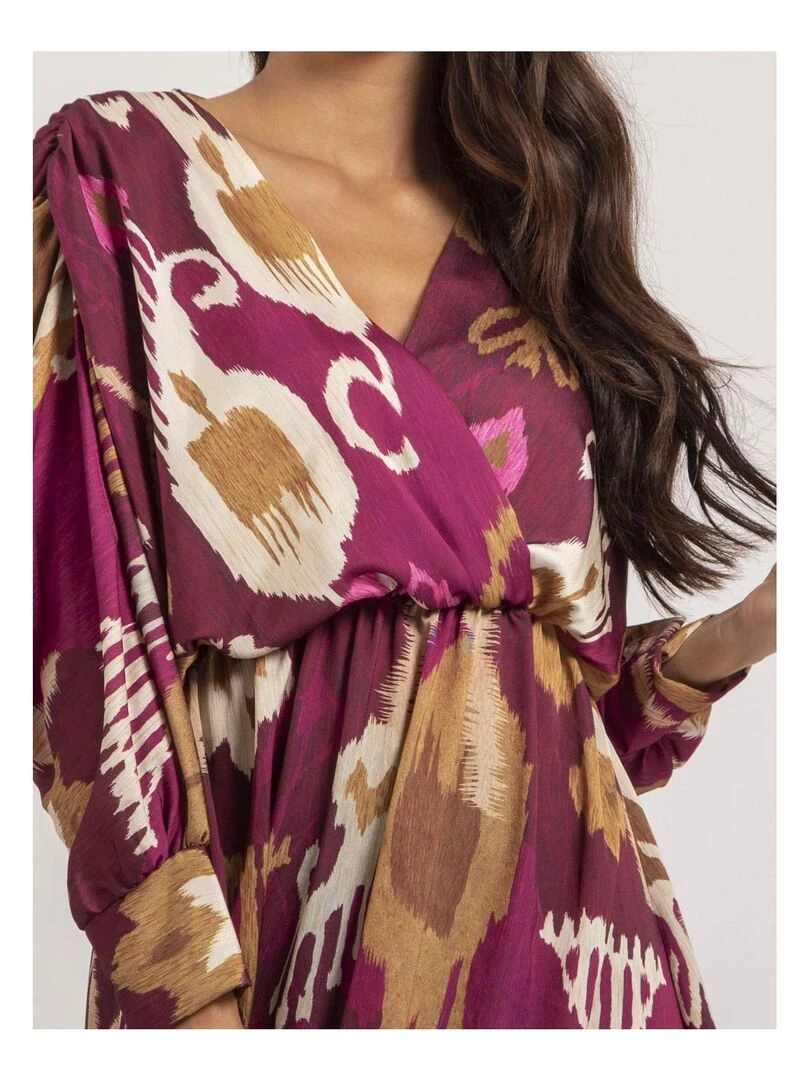 Robe longue motifs IVECA   Violet