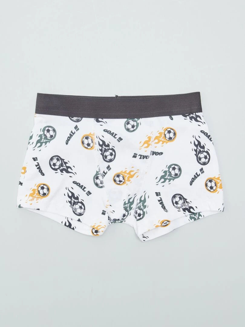 Lot de 3 boxers   Vert/gris foncé/blanc