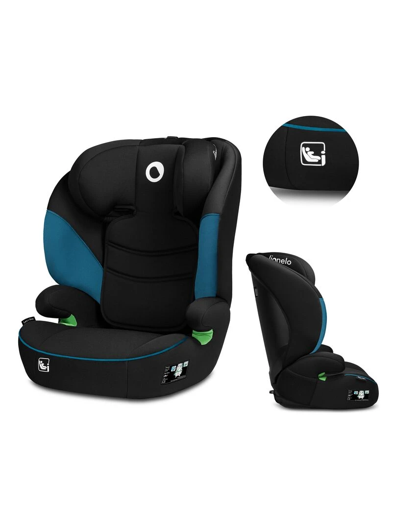 LIONELO Lars i Size Siège auto bébé évolutif Groupe 2 3 Vert Noir Bleu