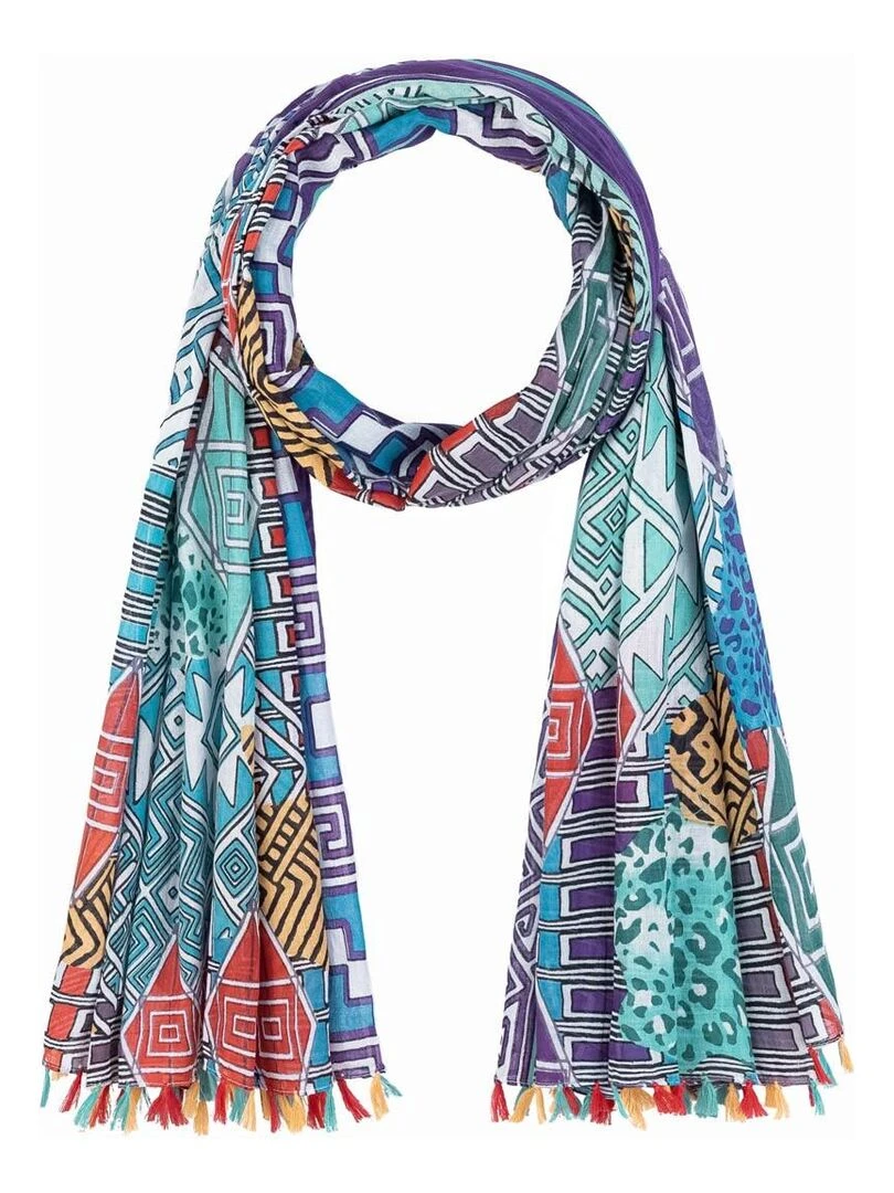 Foulard Magma Bleu