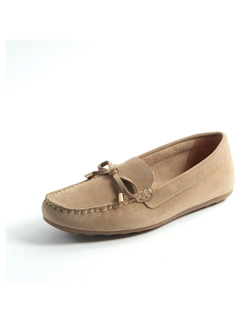 Mocassin Modele Caroline Beige