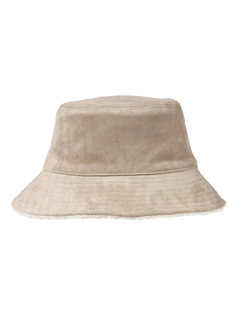 Bob Femme réversible Crème/Beige Beige