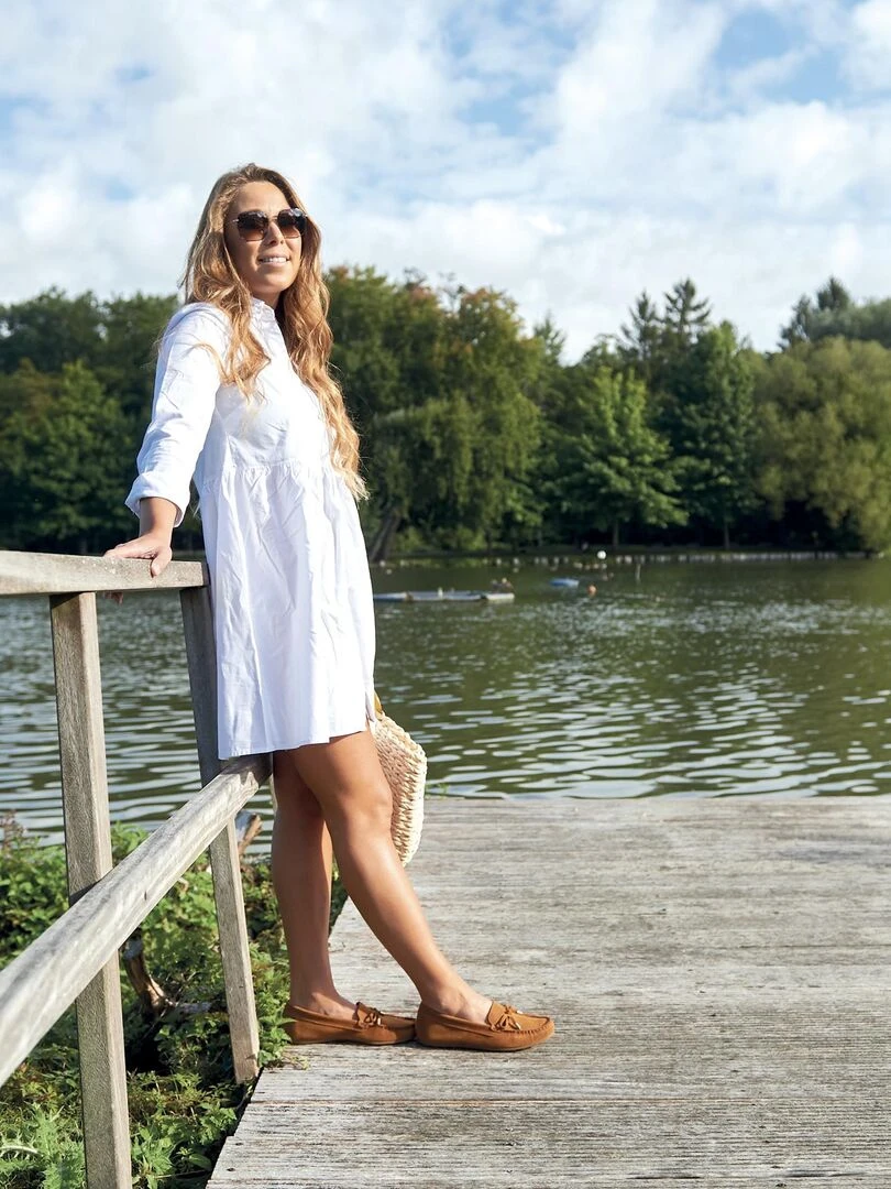 Mocassin Modele Caroline Camel