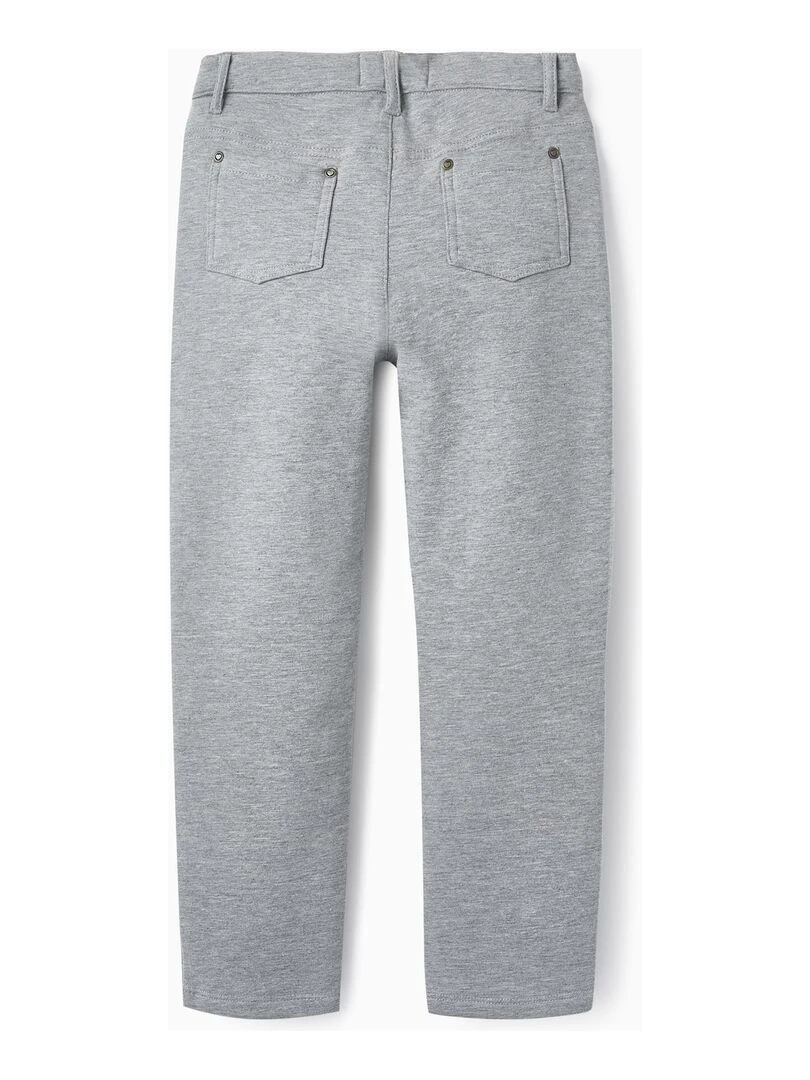Jeggins en coton brossé pour fille 'Skinny Fit' NORTHERN CALLING Gris
