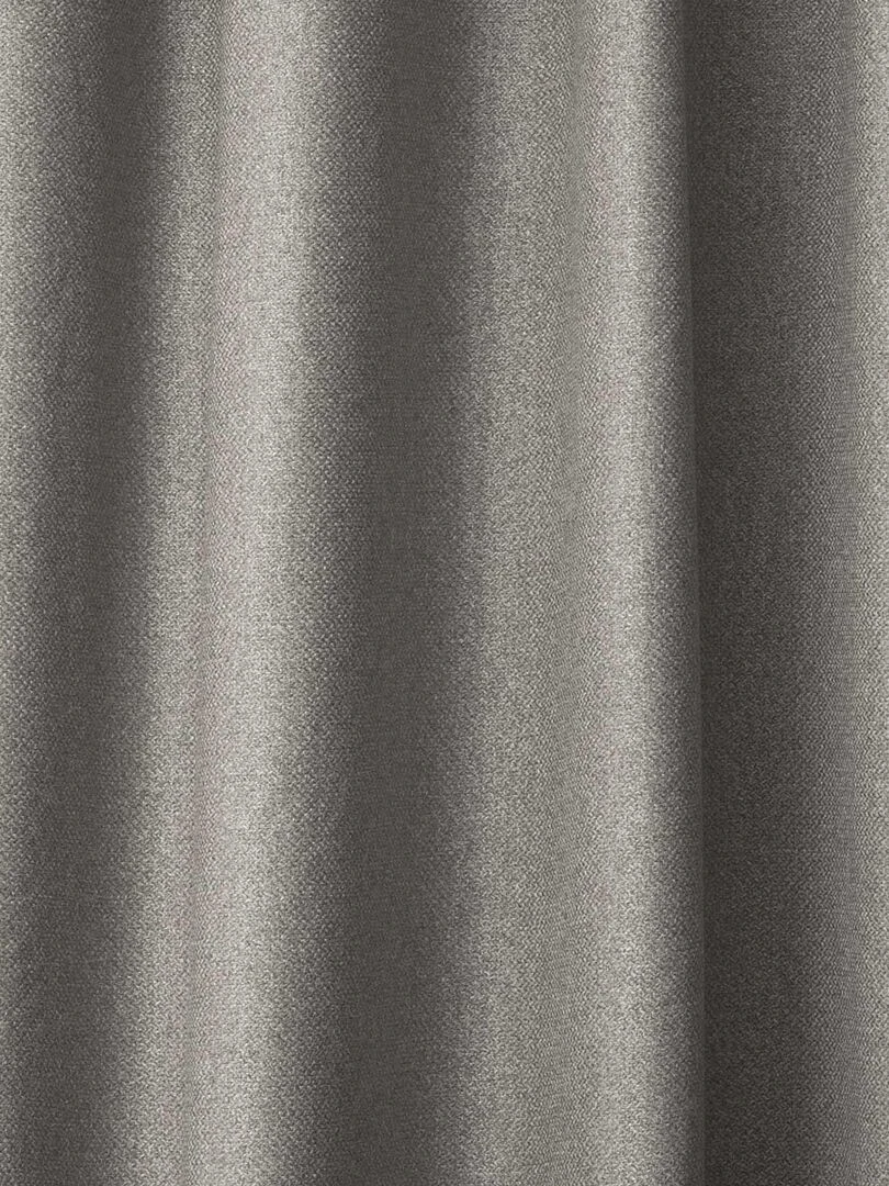 Rideau uni isolant et occultant   Gris clair