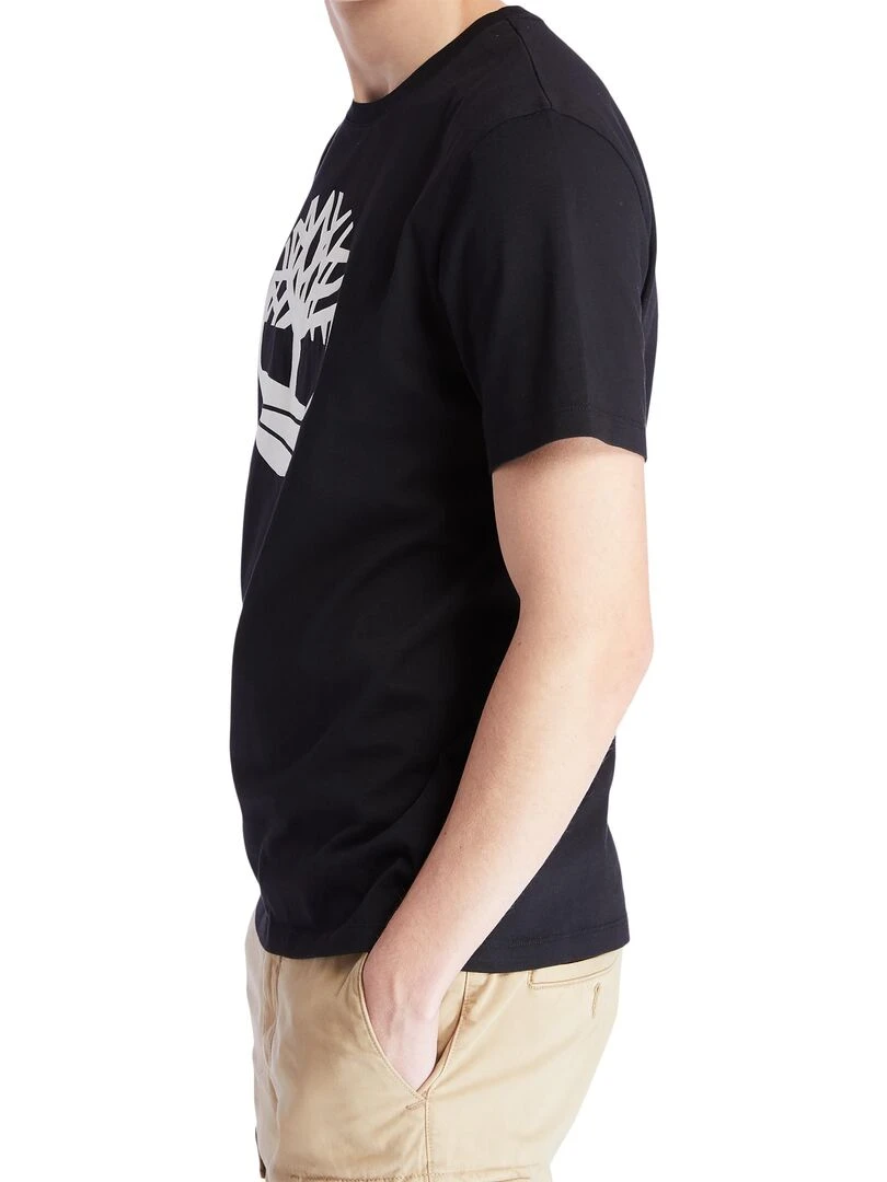 Tee Shirt Timberland SS Brand Reg   Noir
