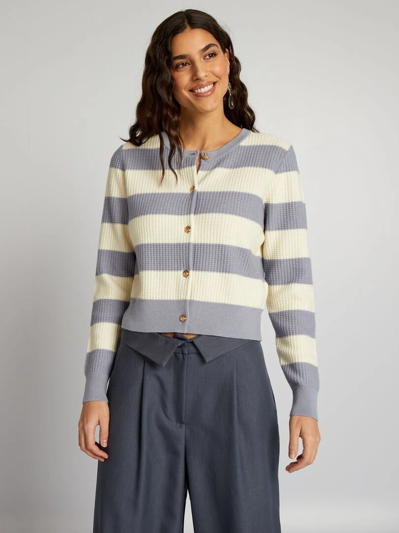 Gilet en maille   Beige