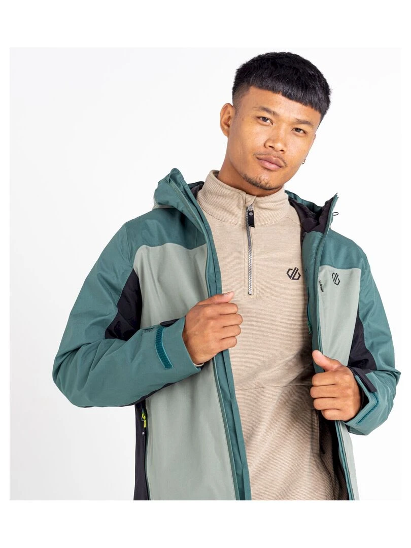 Dare 2B   Veste imperméable THE JENSON BUTTON EDIT   DILUENT   Vert kaki