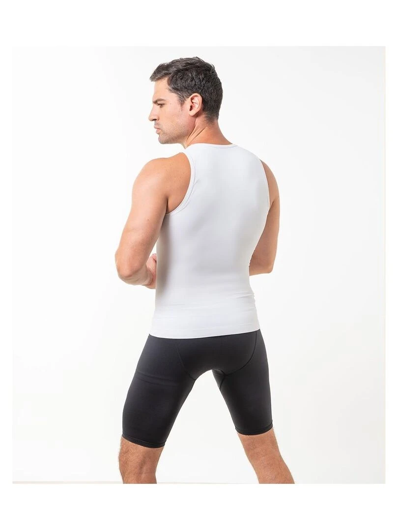 T shirt amincissant avec fibre Emana Speed Blanc