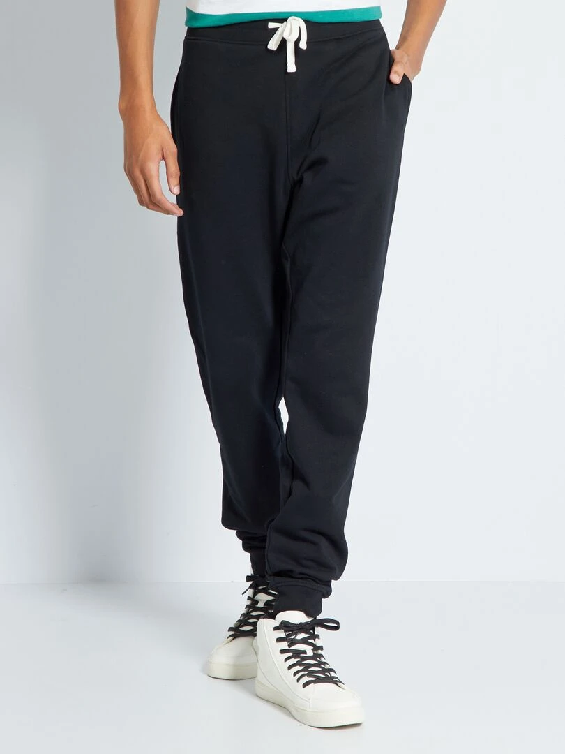 Pantalon en molleton L36 +1m90 noir