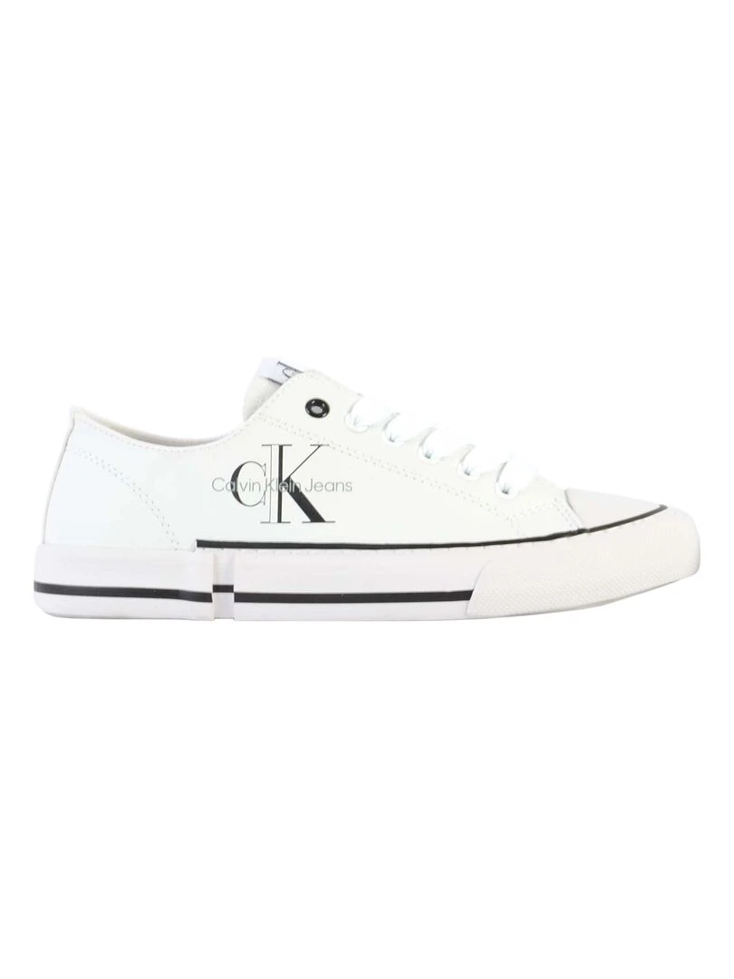 Basket à Lacets Enfant Calvin Klein Low Cut Lace Up Blanc